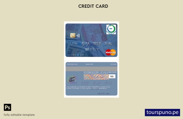 lista para imprimir plantilla de tarjeta mastercard del Banco Da Uniao de Guinea